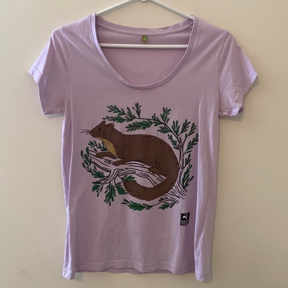 British Wildlife Trusts pine marten t-shirt: - Picture 2 of 5